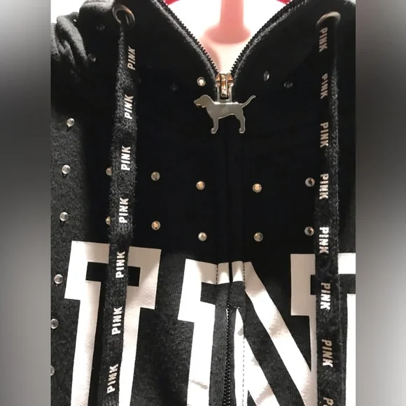 Vs pink victorias secret pink bling hoodie - Picture 2 of 5